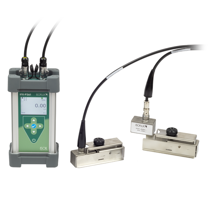 misuratore ad ultrasuoni portatile di portata tipo clamp-on IFX-P26